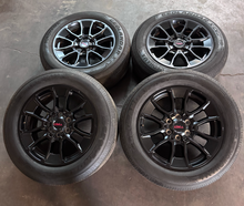 Load image into Gallery viewer, OEM '22-'26 Toyota Tundra TRD Pro Used Black 20" Rims 265/60R20 Yokohama XCV LT