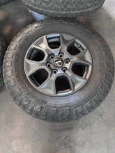 Load image into Gallery viewer, OEM '24-'26 Overtrail+ Lexus GX550 18" Charcoal Used Rims 265/70R18 Toyo AT3 LT