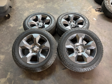 Load image into Gallery viewer, OEM '19-'26 RAM 1500 20" Used 2675 Wheels on 275/55R20 Falken Wildpeak Tires LT