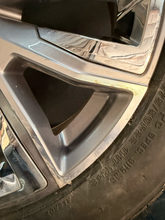 Load image into Gallery viewer, Set of Used 22" '00-'26 GMC Sierra 1500 Silver & Chrome Rims 275/50R22 Tires LT