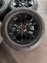 Load image into Gallery viewer, OEM '22-'26 Toyota Tundra TRD Pro Used Black 20" Rims 265/60R20 Yokohama XCV LT