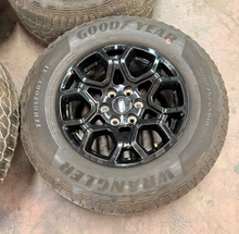 Load image into Gallery viewer, Set of 4 Used 18" '05-'26 Ford F-150 Black OEM Wheels 275/65R18 Goodyear AT LT
