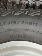 Load image into Gallery viewer, Set of 5 Used OEM 17" '21-'25 Ford Bronco White Wheels 315/70R17 Goodyear MT LT