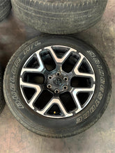 Load image into Gallery viewer, Set of Used '19-'25 RAM 1500 Charcoal Machined Rims on 275/55R20 Bridgestone LT