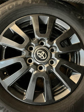 Load image into Gallery viewer, Set of Four Used Takeoff '22-'24 Tundra Sequoia Wheels 245/70R18 Yokohama XCV LT