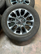 Load image into Gallery viewer, Set of 4 Used '22-'25 OEM Toyota Tundra Limited OEM Wheels on 265/60R20 Tires LT