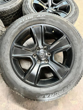 Load image into Gallery viewer, Set of Four Used 20" Black '19-'25 RAM 1500 Rims on 275/55R20 Mastercraft AP LT