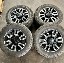 Load image into Gallery viewer, Set of 4 Used OEM '11-'24 GMC Sierra 2500 3500 Wheels on 275/65R20 Cooper AT3 LT