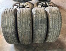 Load image into Gallery viewer, Set of Four OEM Black '19-'25 RAM 1500 Wheels 275/55R20 Bridgestone RWL Tires LT