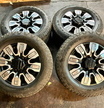 Load image into Gallery viewer, 20" Used Set of '11-'24 GMC Sierra 2500 HD Denali Rims 275/65R20 Goodyear AT LT