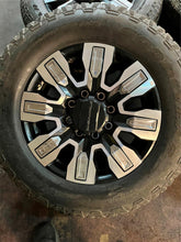 Load image into Gallery viewer, 20" Used Set of '11-'24 GMC Sierra 2500 HD Denali Rims 275/65R20 Goodyear AT LT