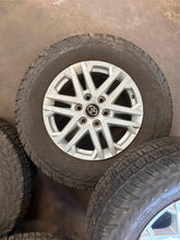 Load image into Gallery viewer, Set of 4 Used Takeoff '22-'26 Toyota Tundra 18" OEM Wheels 245/75R18 Uniroyal LT