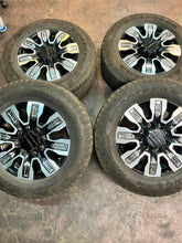 Load image into Gallery viewer, 20" Used Set of 4 '11-'25 GMC Sierra 2500 HD 3500 Rims 275/65R20 Goodyear AT LT