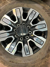 Load image into Gallery viewer, 20" Used Set of 4 '11-'25 GMC Sierra 2500 HD 3500 Rims 275/65R20 Goodyear AT LT
