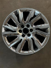 Load image into Gallery viewer, New 22x9 Aluminum Rim in Midnight Silver w/ Chrome Inserts '21-'26 Yukon & Tahoe