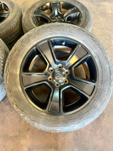 Load image into Gallery viewer, Set of Four Used 20" Black '19-'25 RAM 1500 Wheels 275/55R20 Bridgestone HL LT