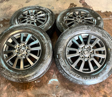 Load image into Gallery viewer, Set of Four New Takeoff '22-'25 Tundra Sequoia Wheels 245/70R18 Yokohama XCV LT