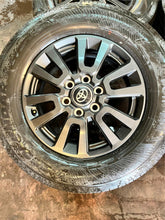 Load image into Gallery viewer, Set of Four New Takeoff '22-'25 Tundra Sequoia Wheels 245/70R18 Yokohama XCV LT