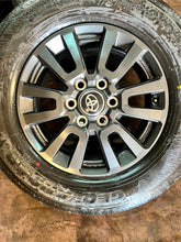 Load image into Gallery viewer, Set of Four New Takeoff '22-'25 Tundra Sequoia Wheels 245/70R18 Yokohama XCV LT