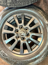 Load image into Gallery viewer, Set of Four New Takeoff '22-'25 Tundra Sequoia Wheels 245/70R18 Yokohama XCV LT