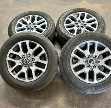Load image into Gallery viewer, Set of Four Used 20" '22-'25 Toyota Tundra Machined Wheels 265/60R20 Yokohama LT