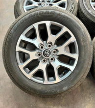 Load image into Gallery viewer, Set of Four Used 20" '22-'25 Toyota Tundra Machined Wheels 265/60R20 Yokohama LT