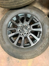 Load image into Gallery viewer, Set of 4 Used Takeoff '22-'25 Tundra Land Cruiser Rims 245/70R18 Yokohama XCV LT
