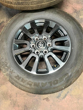 Load image into Gallery viewer, Set of 4 Used Takeoff '22-'25 Tundra Land Cruiser Rims 245/70R18 Yokohama XCV LT