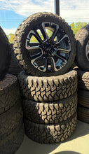 Load image into Gallery viewer, Set of 4 OEM '00-'25 Silverado 1500 22" Wheels on 33/12.50R22 Dirt Commander MT