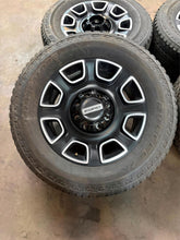 Load image into Gallery viewer, Set of 4 Used 20" '05-'26 Ford F250 F350 Platinum Rims 275/65R20 Bridgestone LT