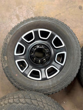 Load image into Gallery viewer, Set of 4 Used 20" '05-'26 Ford F250 F350 Platinum Rims 275/65R20 Bridgestone LT