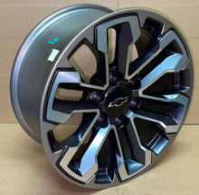 Load image into Gallery viewer, Set of New OEM '99-'24 Chevrolet Silverado 1500 Tahoe 18" Satin Graphite Wheels