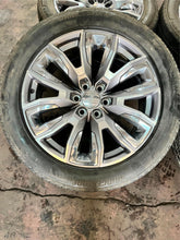 Load image into Gallery viewer, Set of Used '00-'24 Sierra 1500 Yukon Denali 22" Grey Machined Rims 275/50R22 LT