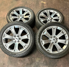 Load image into Gallery viewer, Set of 4 OEM '00-'18 Silverado 1500 Tahoe Wheels 285/45R22 Falken Wildpeak AT3WA