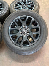 Load image into Gallery viewer, Set of Used 20" '22-'26 Toyota Tundra Dark Charcoal OEM Rims 265/60R20 Yokohama