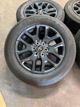 Load image into Gallery viewer, Set of Used 20" '22-'26 Toyota Tundra Dark Charcoal OEM Rims 265/60R20 Yokohama