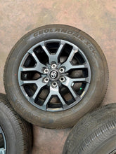 Load image into Gallery viewer, Set of Used 20" '22-'26 Toyota Tundra Dark Charcoal OEM Rims 265/60R20 Yokohama