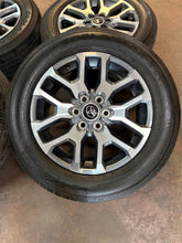 Load image into Gallery viewer, Set of Used OEM 20" Grey Machined '22-'26 Toyota Tundra Rims 265/60R20 Tires LT