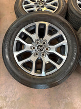 Load image into Gallery viewer, Set of Used OEM 20" Grey Machined '22-'26 Toyota Tundra Rims 265/60R20 Tires LT