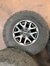 Load image into Gallery viewer, Set of Used OEM '05-'26 Ford F150 Raptor Wheels on 315/70R17 BFGoodrich TAKO2 LT