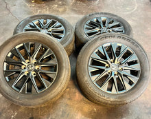 Load image into Gallery viewer, Set of 4 OEM Takeoff '24 Lexus LX600 20" Wheels 265/55R20 Yokohama Geolander LT
