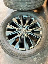 Load image into Gallery viewer, Set of 4 OEM Takeoff '24 Lexus LX600 20" Wheels 265/55R20 Yokohama Geolander LT