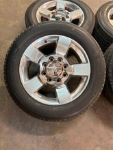 Load image into Gallery viewer, Set of 4 Used 5801 '11-'26 GMC Sierra 2500 3500 Polished Rims 265/60R20 Tires LT