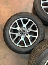 Load image into Gallery viewer, Set of Used 75277 OEM '22-'26 Toyota Tundra 20" Wheels 265/60R20 Yokohama XCV LT