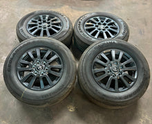 Load image into Gallery viewer, Set of 4 OEM '22-'24 Tundra Sequoia Land Cruiser Dark Charcoal Rims 245/70R18 LT