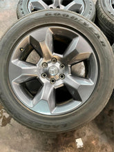 Load image into Gallery viewer, Set of 4 Used 20" '19-'25 RAM 1500 Wheels on 275/55R20 Goodyear Eagle Sports LT