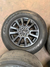 Load image into Gallery viewer, Set of Used 18" OEM '24-'26 Toyota Land Cruiser Wheels on 245/70R18 Yokohama LT
