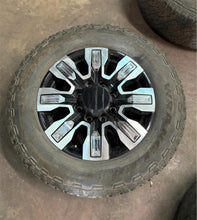 Load image into Gallery viewer, Set of Used '11-'25 GMC 2500 3500 Denali Ultimate OEM Rims 275/65R20 Goodyear LT