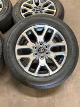 Load image into Gallery viewer, Set of Used 20" '22-'26 Toyota Tundra 75277 OEM Wheels on 265/60R20 Yokohama LT