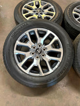 Load image into Gallery viewer, Set of Used 20" '22-'26 Toyota Tundra 75277 OEM Wheels on 265/60R20 Yokohama LT